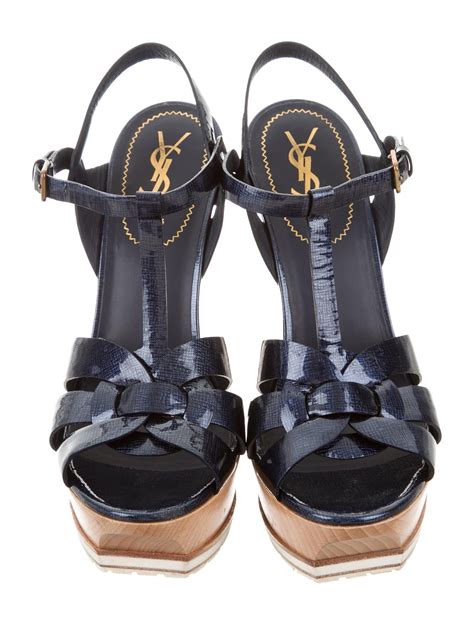 fake ysl tribute shoes|yves saint laurent platform shoes.